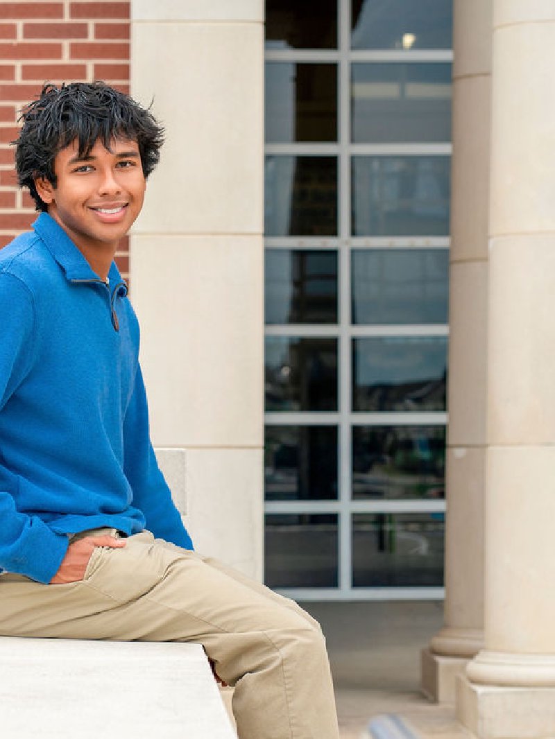 Brandon senior portrait, Prosper, on the soccer fields