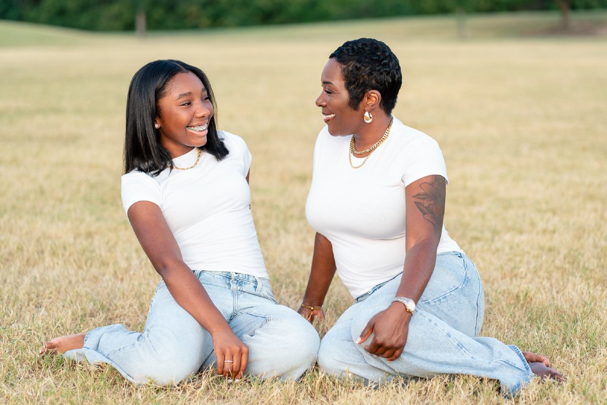 Jamie & Maya - Mother-Daughter Session at Frisco Commons — frame 6 of 27