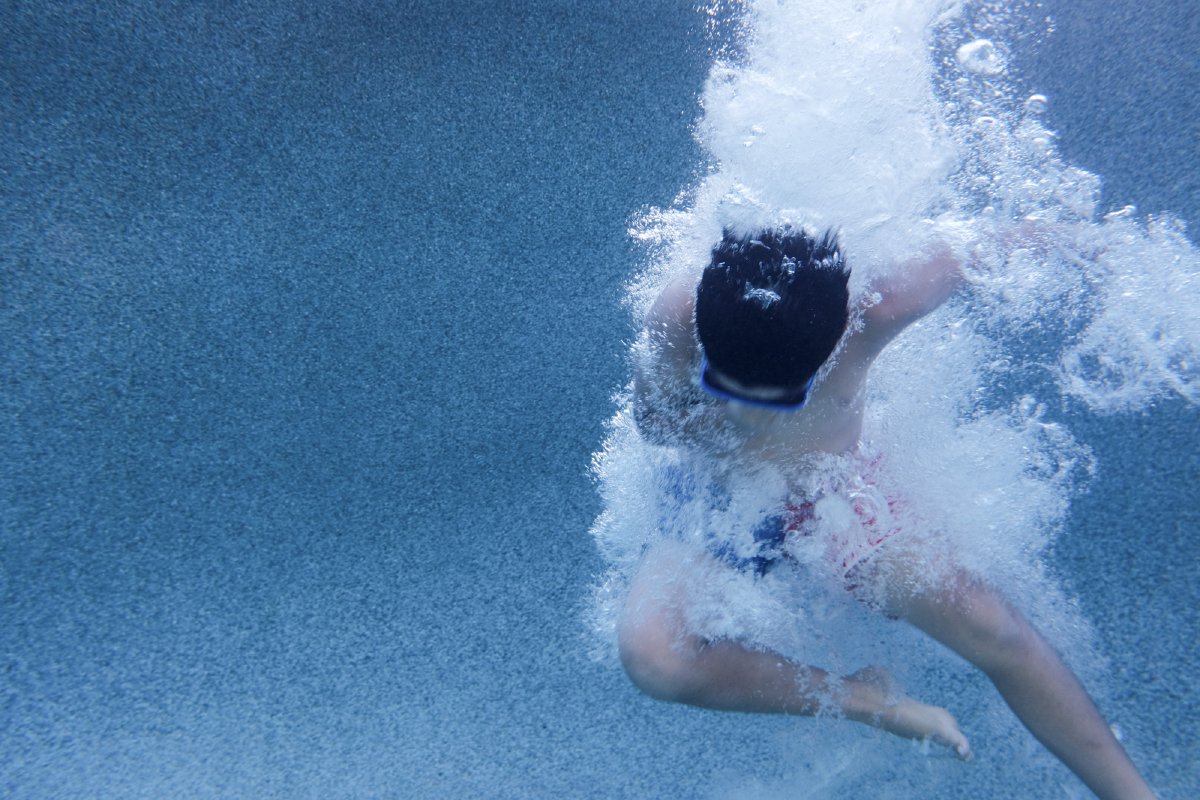 July 4th Underwater - Pool Day with My Kids — frame 3 of 9