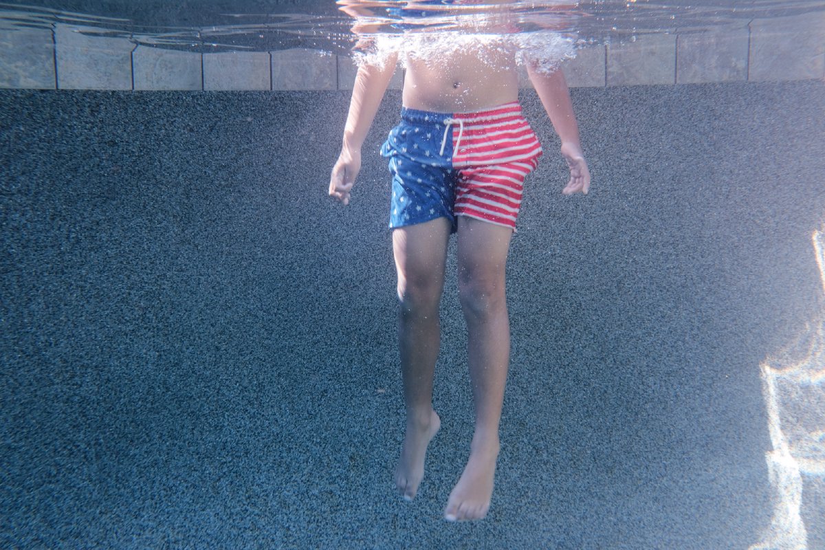 July 4th Underwater - Pool Day with My Kids — frame 7 of 9