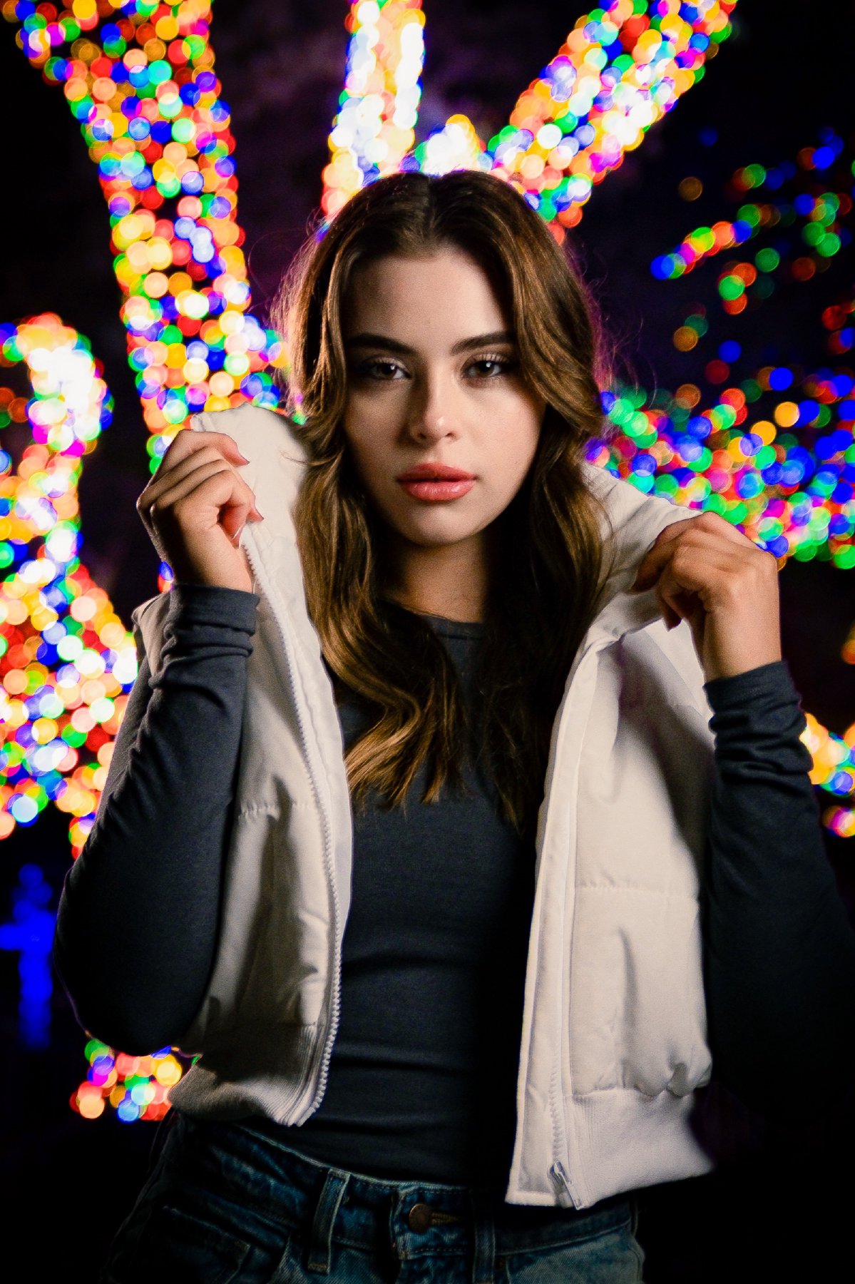 Morgan - Night Portrait Session at Vitruvian Park — frame 2 of 10