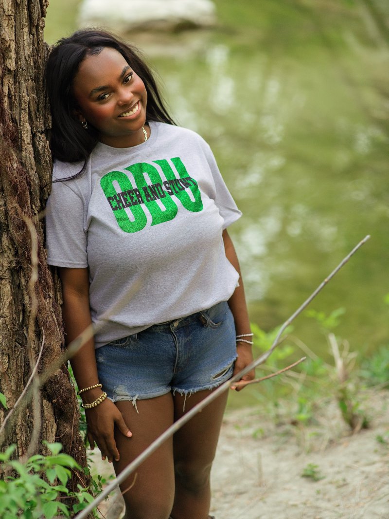 Zoe senior portrait, Limestone Quarry Park, Frisco