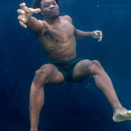 Underwater portrait