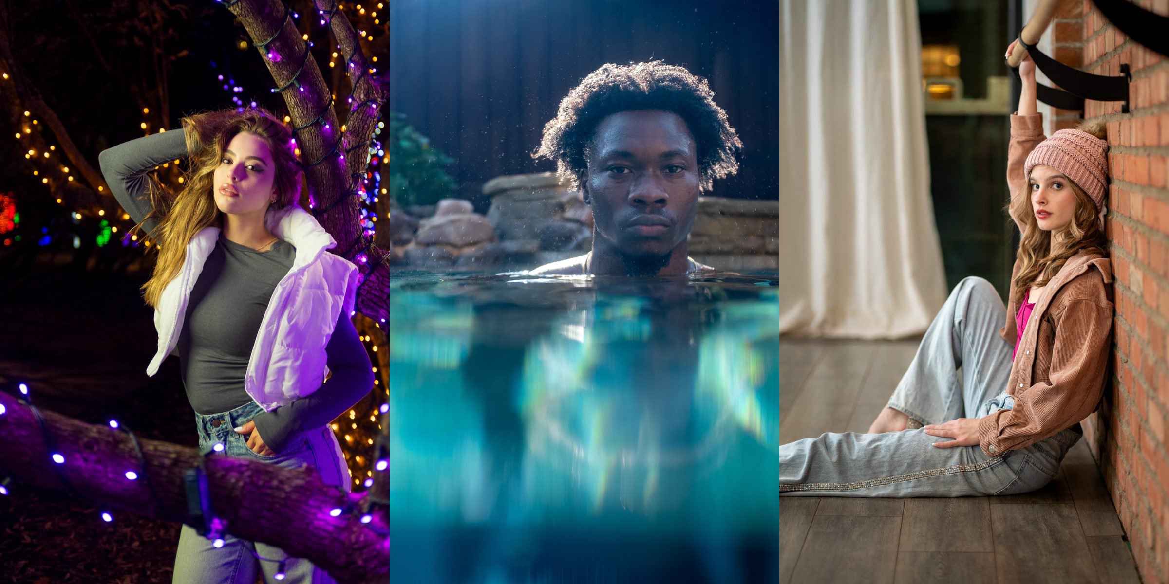 Golden hour portrait session in Frisco, Texas