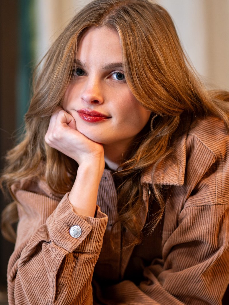 Portrait with clean modern editing