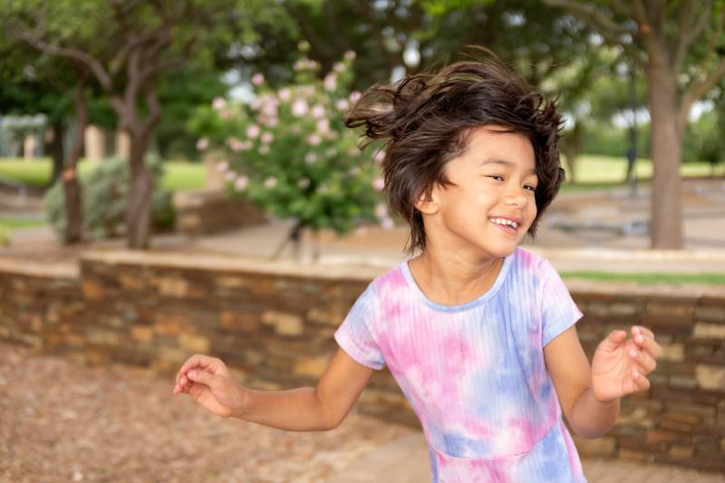 Child portrait at Frisco Commons Park
